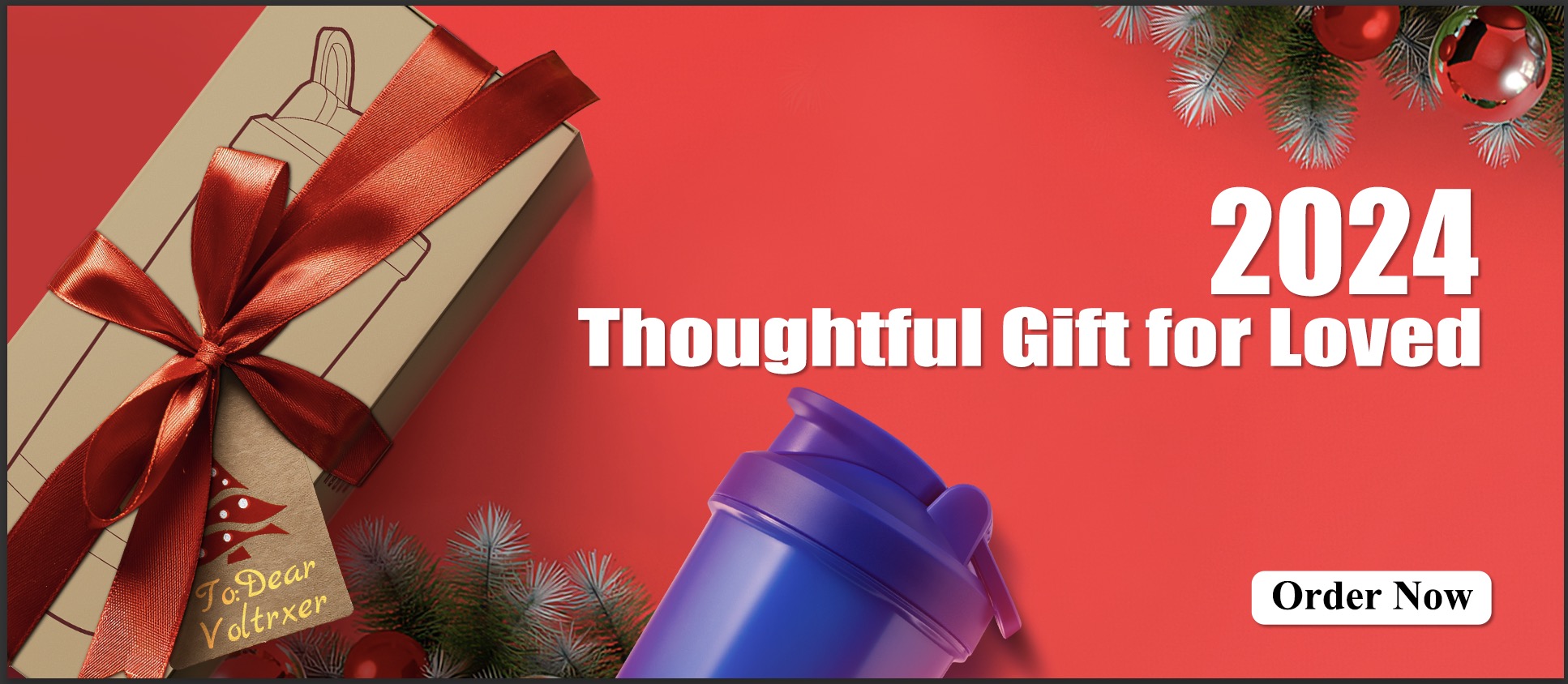 Thoughtful Gift for Loved Voltrx Electric Shaker Bottle