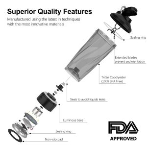 small protein shaker bottle