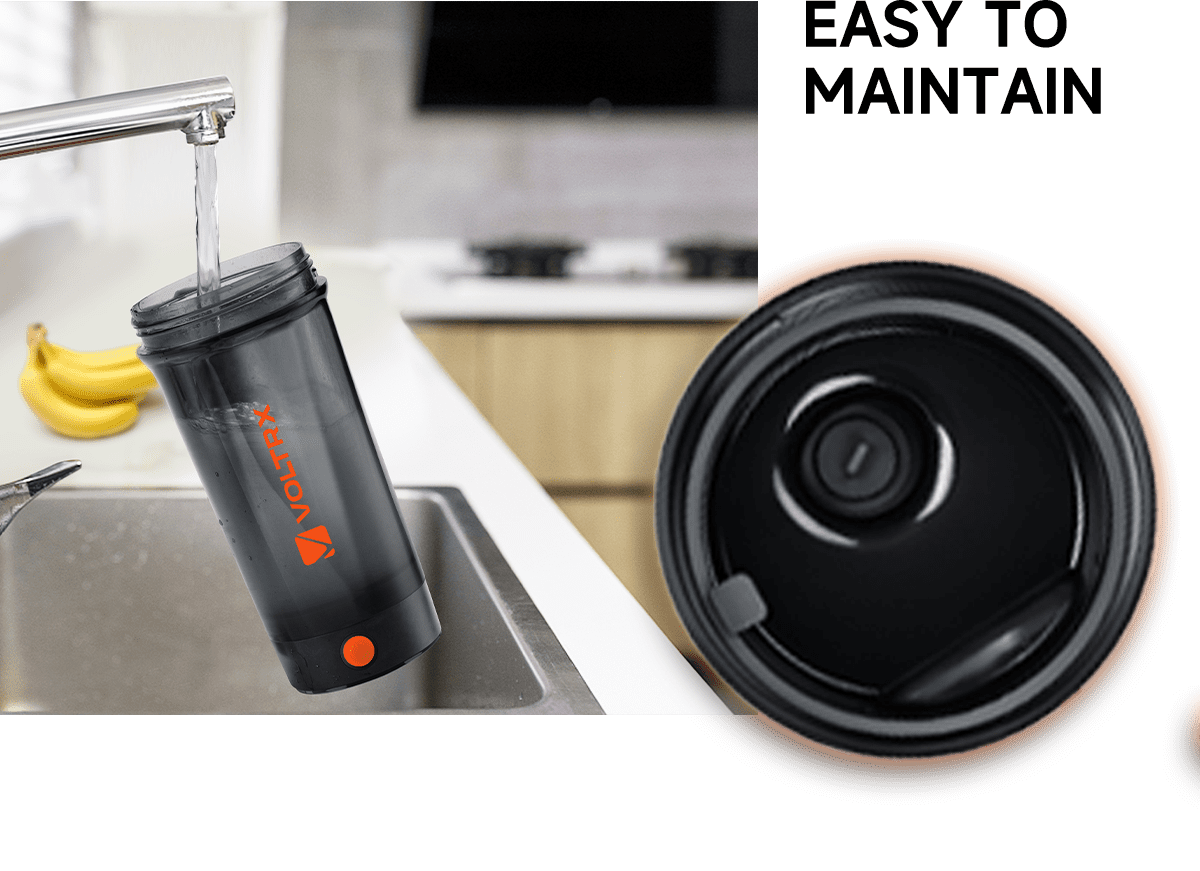 VOLTRX Gallium Electric Shaker Bottle