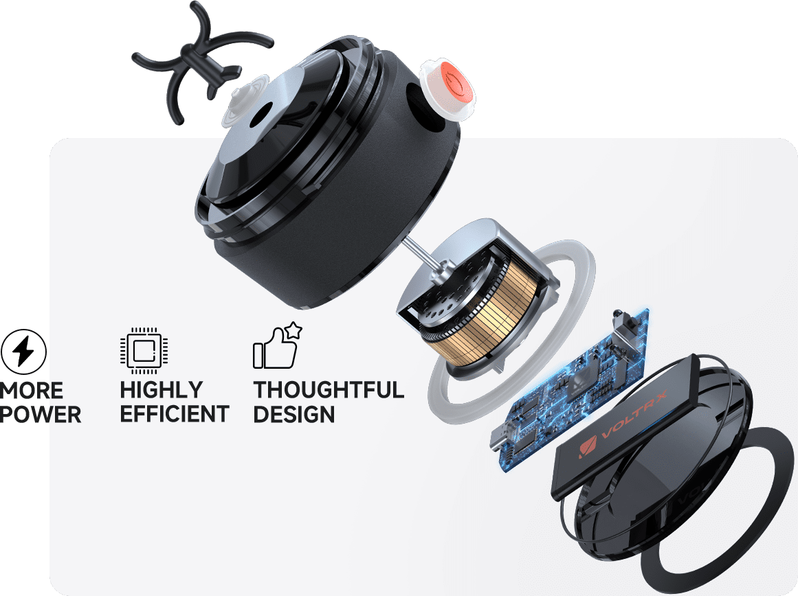 VOLTRX Gallium Electric Shaker Bottle